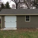 Rochester gable with custom matched prefinished siding